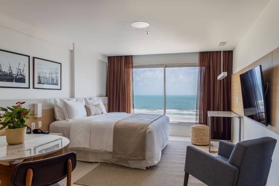 hotel vista mar em fortaleza